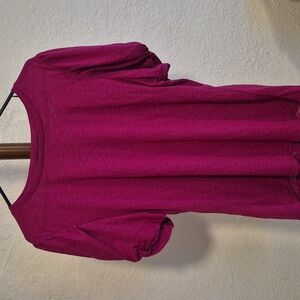 INC Rose Cranberry Top